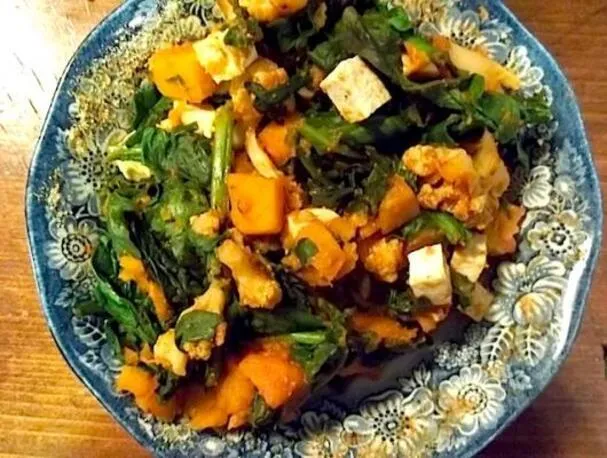 “Ek Lardki” Masala Squash y Curry de Coliflor