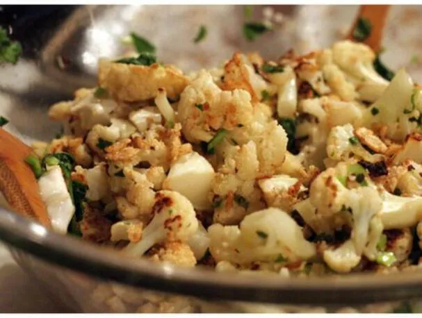 Coliflor asada con comino