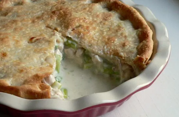 Pastel de pollo fácil