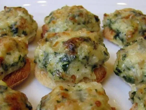 Rondas de queso y cebolla fáciles