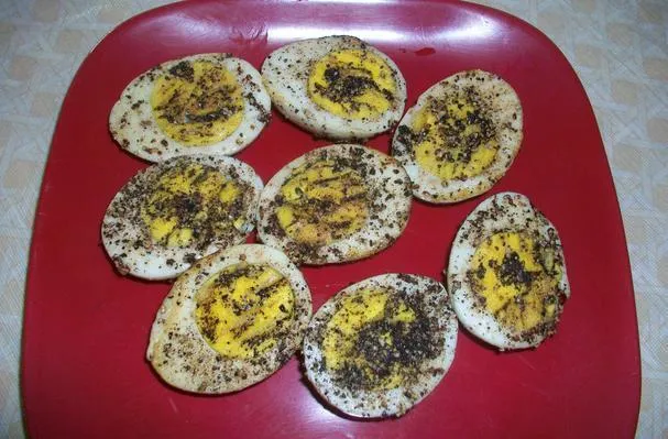 Frito de huevo y pimiento