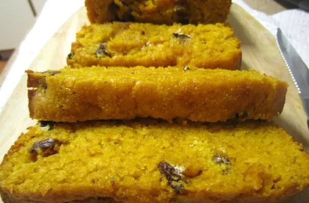 Pan de jengibre y mango sin huevo