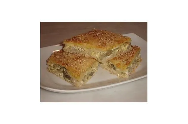Pastel Griego de Alcachofas