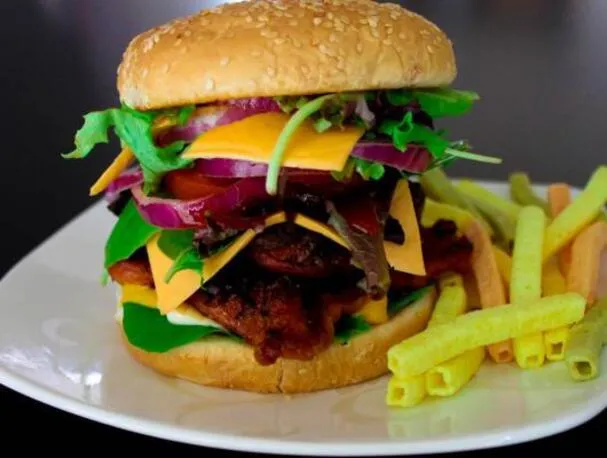 Hamburguesa de Pollo a la Parrilla