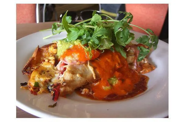 Quesadillas de pollo a la parrilla