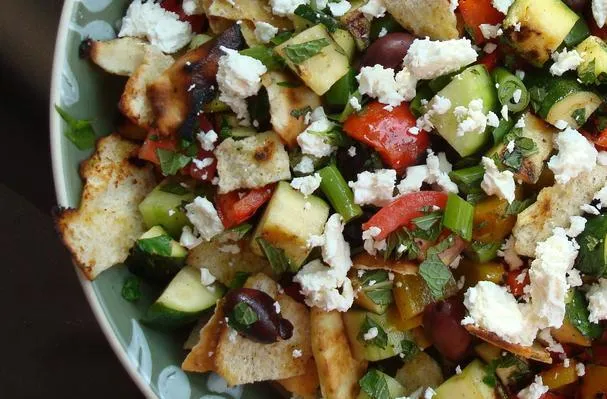 Fattoush a la parrilla