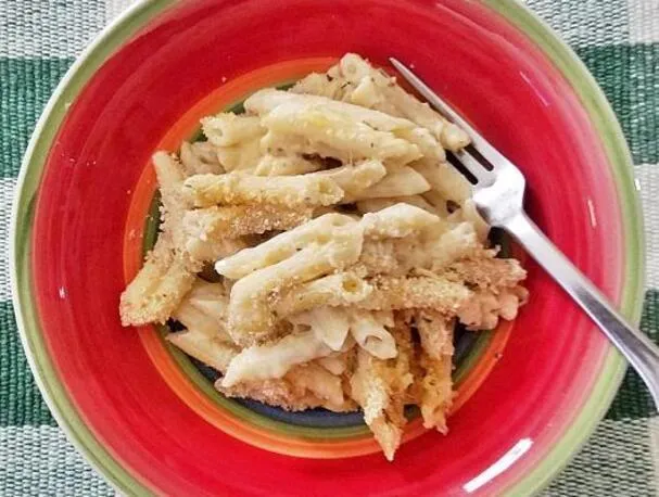 Penne con queso habanero