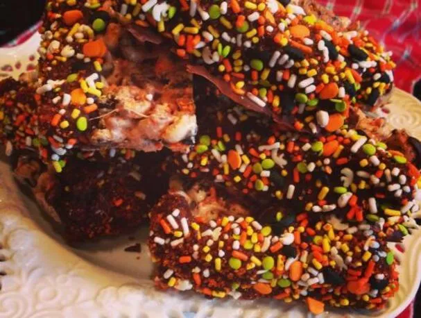 Barritas de cereales de Halloween