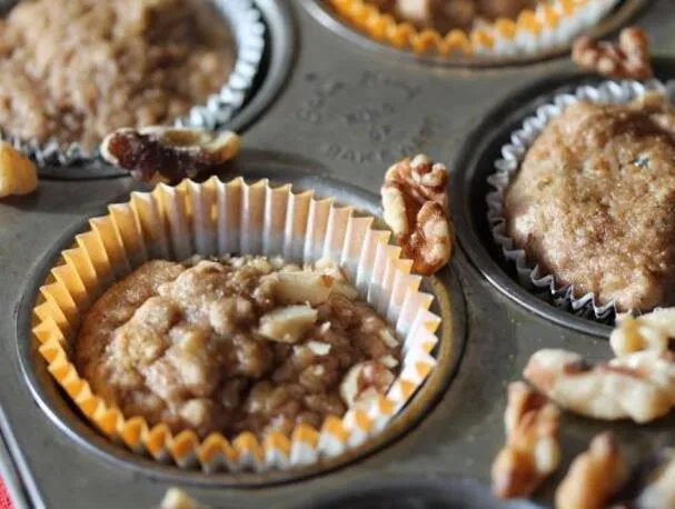 ¡Muffins de plátano saludables (y deliciosos)!