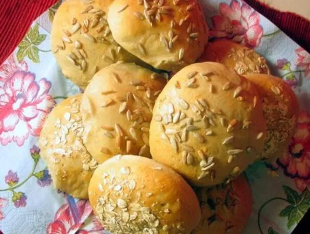 Panecillos de alto contenido proteico