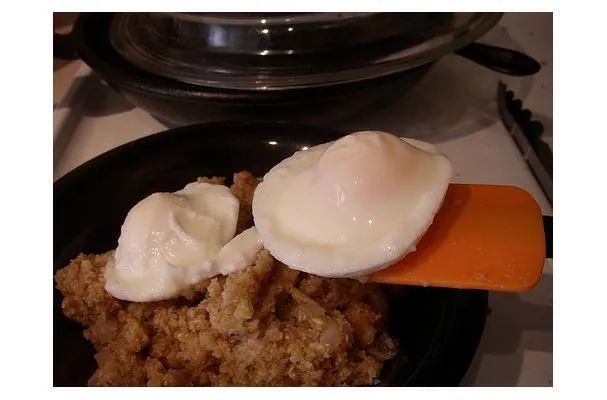 Gachas de arroz caliente