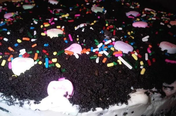 Pastel de cumpleaños de helado