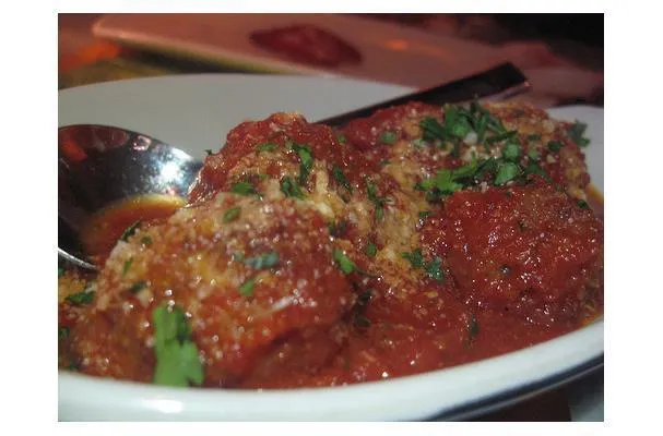 Albóndigas italianas en salsa de tomate