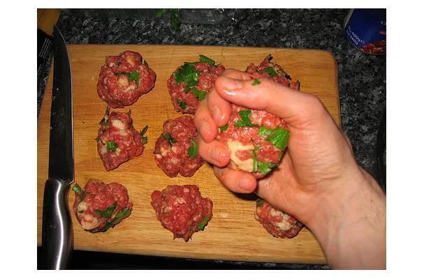 Albóndigas italianas de espagueti