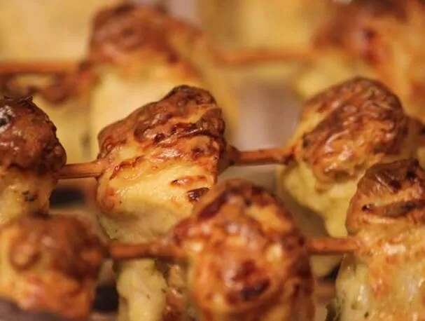 Methi Malai Murgh Kebab