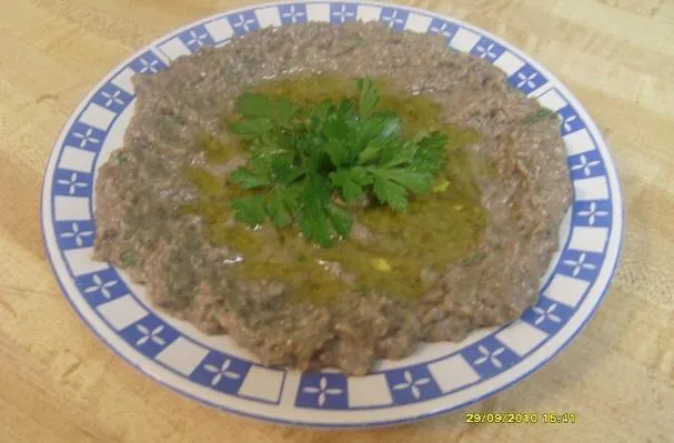 Dip de berenjena de Medio Oriente: Baba Ganoush