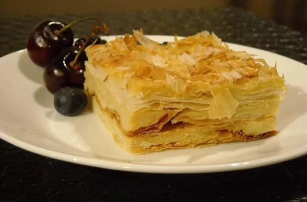 Napoleón - Un pastel cremoso de hojaldre