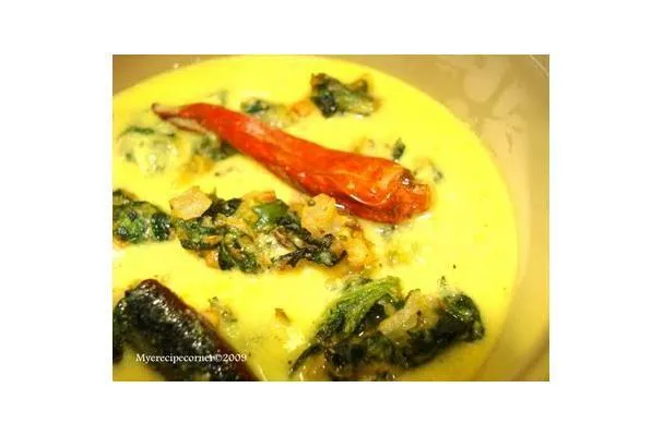 Kadi Pakoda Norteño en curry de besan