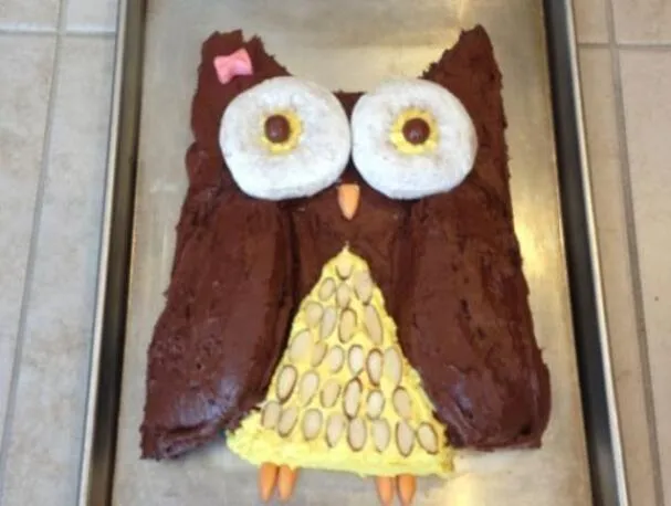 Pastel de búho