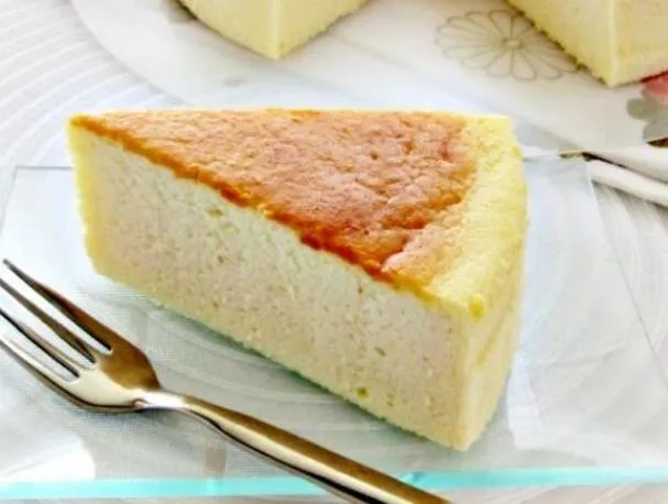 Pastel de queso con tofu horneado