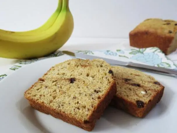 Pan de Plátano con Trozos de Chocolate