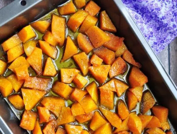 Calabaza moscada asada (sin gluten y vegana)