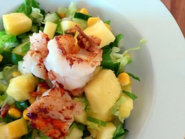 Ensalada de Camarones y Aguacate