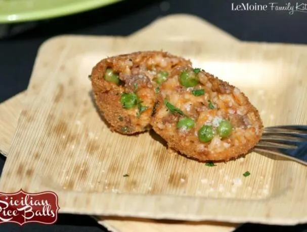 Albóndigas de arroz sicilianas