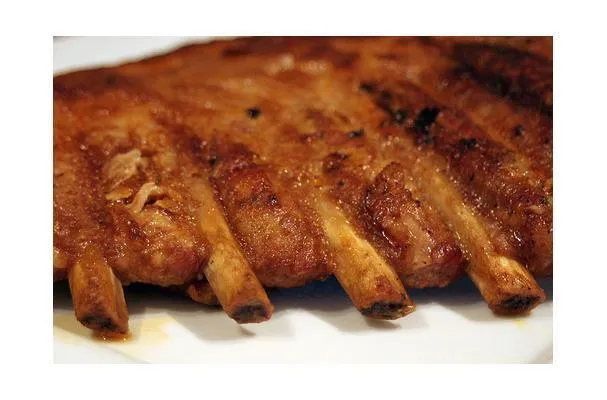 Costillas de cerdo a la barbacoa de cocción lenta