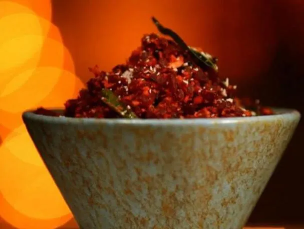 Cocina del sur de la India: Poriyal de remolacha