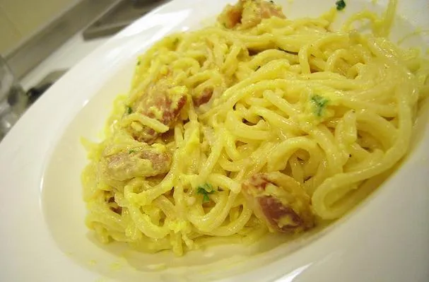 Espagueti a la Carbonara