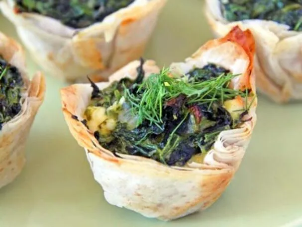 Copas de Spanakopita