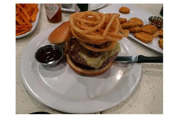 Hamburguesas de queso a la barbacoa