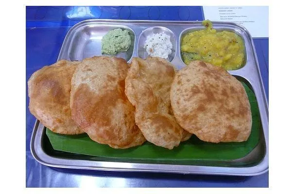 Puri de trigo integral