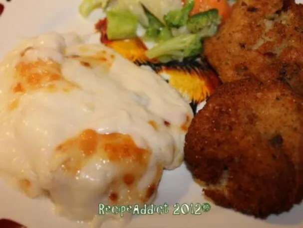 Bacalao a la parrilla con salsa parmesana