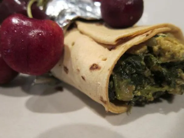 Un nuevo comienzo con un wrap de espinacas con tofu