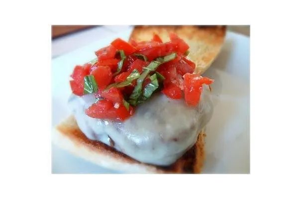 Bruschetta Burgers